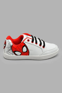 Redtag-White-Spiderman-Character-Sneaker-Sneakers-Boys-3 to 5 Years