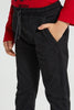 Redtag-Black-Pull-On-Stretch-Jogger-Trousers-Boys-2 to 8 Years