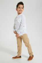 Load image into Gallery viewer, Redtag-Stone-Pull-On-Stretch-Jogger-Boys-Trousers,-Colour:Beige,-Filter:Boys-(2-to-8-Yrs),-New-In,-New-In-BOY,-Non-Sale,-S22B,-Section:Kidswear,-TBL-Boys-2 to 8 Years
