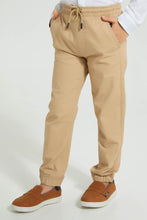 Load image into Gallery viewer, Redtag-Stone-Pull-On-Stretch-Jogger-Boys-Trousers,-Colour:Beige,-Filter:Boys-(2-to-8-Yrs),-New-In,-New-In-BOY,-Non-Sale,-S22B,-Section:Kidswear,-TBL-Boys-2 to 8 Years
