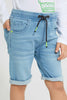 Redtag-Lightwash-Knit-Denim-Shorts-Denim-Shorts-Boys-2 to 8 Years