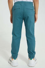 تنزيل الصورة على معرض الصور، Redtag-Blue-Pull-On-Stretch-Jogger-Chinos-Boys-2 to 8 Years
