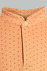 Redtag-Orange-Aop-Stand-Collar-Polo-All-Over-Prints-Boys-2 to 8 Years