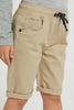 Redtag-Beige-Knit-Denim-Shorts-Boys-Shorts,-Colour:Beige,-Filter:Boys-(2-to-8-Yrs),-New-In,-New-In-BOY,-Non-Sale,-S22B,-Section:Kidswear,-TBL-Boys-2 to 8 Years