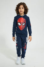 تنزيل الصورة على معرض الصور، Redtag-Blue-Spiderman-Jog-Pant-Joggers-Boys-2 to 8 Years
