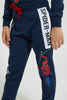Redtag-Blue-Spiderman-Jog-Pant-Joggers-Boys-2 to 8 Years