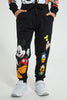 Redtag-Black-Mickey-Mouse-Jog-Pant-Joggers-Boys-2 to 8 Years