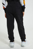 Redtag-Black-Mickey-Mouse-Jog-Pant-Joggers-Boys-2 to 8 Years