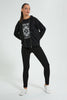 Redtag-Black-Long-Length--Sweatshirt-With-Zippers-Celebrity-Sweatshirts,-Colour:Black,-Filter:Women's-Clothing,-New-In,-New-In-LDC,-Non-Sale,-S22A,-Section:Women-Women's-