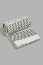 Load image into Gallery viewer, Redtag-Grey-2-Piece-Geometric-Printed-Quilt-Set-
(Single-Size)-Quilts-Home-Bedroom-
