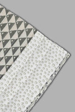 Load image into Gallery viewer, Redtag-Grey-2-Piece-Geometric-Printed-Quilt-Set-
(Single-Size)-Quilts-Home-Bedroom-
