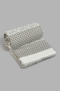 Redtag-Grey-3-Piece-Geometric-Printed-Quilt-Set-
(Double-Size)-Quilts-Home-Bedroom-