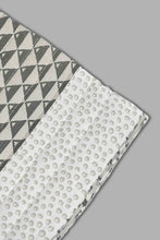 Load image into Gallery viewer, Redtag-Grey-3-Piece-Geometric-Printed-Quilt-Set-
(Double-Size)-Quilts-Home-Bedroom-

