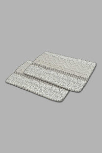 Redtag-Grey-3-Piece-Geometric-Printed-Quilt-Set-
(Double-Size)-Quilts-Home-Bedroom-