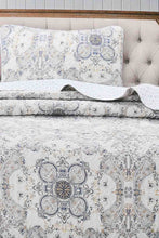 Load image into Gallery viewer, Redtag-Beige-Printed-2-Piece-Quilt-Set-(Single-Size)-Colour:Beige,-Filter:Home-Bedroom,-HMW-BED-Quilts,-New-In,-New-In-HMW-BED,-Non-Sale,-S22B,-Section:Homewares-Home-Bedroom-

