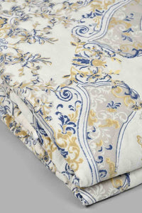 Redtag-Beige-Printed-2-Piece-Quilt-Set-(Single-Size)-Colour:Beige,-Filter:Home-Bedroom,-HMW-BED-Quilts,-New-In,-New-In-HMW-BED,-Non-Sale,-S22B,-Section:Homewares-Home-Bedroom-