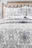 Redtag-Beige-Printed-3-Piece-Quilt-Set-(Double-Size)-Colour:Beige,-Filter:Home-Bedroom,-HMW-BED-Quilts,-New-In,-New-In-HMW-BED,-Non-Sale,-S22B,-Section:Homewares-Home-Bedroom-
