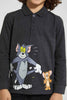 Redtag-Charcoal-Tom-&-Jerry-Polo-Shirt-Polo-Shirts-Boys-2 to 8 Years