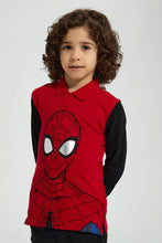 تنزيل الصورة على معرض الصور، Redtag-Red-Spiderman-Polo-Shirt-Polo-Shirts-Boys-2 to 8 Years
