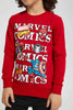 Redtag-Red-Marvel-Crew-Neck-Sweatshirt-Sweatshirts-Boys-2 to 8 Years