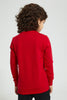 Redtag-Red-Marvel-Crew-Neck-Sweatshirt-Sweatshirts-Boys-2 to 8 Years