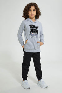 Redtag-Grey-Tom-&-Jerry-Hooded-Sweatshirt-Sweatshirts-Boys-2 to 8 Years