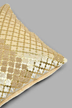 Load image into Gallery viewer, Redtag-Beige-Embellished-Premium-Geometric-Cushion-Cushions-Home-Bedroom-

