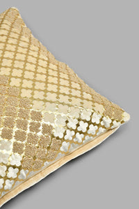 Redtag-Beige-Embellished-Premium-Geometric-Cushion-Cushions-Home-Bedroom-