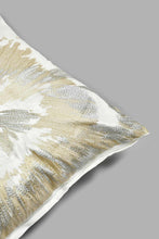 Load image into Gallery viewer, Redtag-Gold-Sun-Rays-Embriodery-Velvet-Cushion-Cushions-Home-Bedroom-
