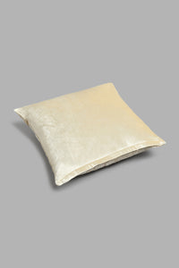 Redtag-Beige-Floral-Velvet-Cushion-Cushions-Home-Bedroom-