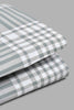 Redtag-Grey-Check-Printed-Fitted-Sheet-(Single-Size)-Fitted-Sheets-Home-Bedroom-