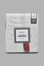 تنزيل الصورة على معرض الصور، Redtag-Off-White/Rust-Geometric-Printed-Fitted-Sheet-(Single-Size)-Fitted-Sheets-Home-Bedroom-
