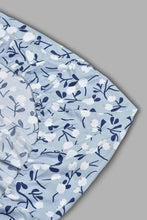 Load image into Gallery viewer, Redtag-Teal-Floral-Printed-Fitted-Sheet-(King-Size)-Fitted-Sheets-Home-Bedroom-
