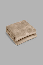 تنزيل الصورة على معرض الصور، Redtag-Beige-Ultra-Soft-Blanket-(Double-Size)-Blankets-Home-Bedroom-
