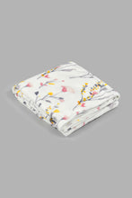 Load image into Gallery viewer, Redtag-White-Floral-Ultra-Soft-Blanket-(Single-Size)-Colour:White,-Filter:Home-Bedroom,-HMW-BED-Blankets,-New-In,-New-In-HMW-BED,-Non-Sale,-S22B,-Section:Homewares-Home-Bedroom-
