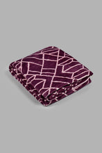 تنزيل الصورة على معرض الصور، Redtag-Purple-Geometric-Print-Ultra-Soft-Blanket-(Single-Size)-Colour:Purple,-Filter:Home-Bedroom,-HMW-BED-Blankets,-New-In,-New-In-HMW-BED,-Non-Sale,-S22B,-Section:Homewares-Home-Bedroom-
