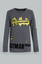 Load image into Gallery viewer, Redtag-Grey-Batman-Character-T-Shirt-Character-Boys-2 to 8 Years
