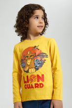 Load image into Gallery viewer, Redtag-Yellow-Lion-King-Character-T-Shirt-Character-Boys-2 to 8 Years
