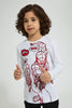 Redtag-White-Spiderman-Character-T-Shirt-Long-Sleeves-Boys-2 to 8 Years