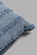 Load image into Gallery viewer, Redtag-Blue-Tuffted-Embroidery-Cushion-BED-PHANTASMAGORIA-2,-Colour:Blue,-Filter:Home-Bedroom,-HMW-BED-Cushions,-New-In,-New-In-HMW-BED,-Non-Sale,-S22A,-Section:Homewares-Home-Bedroom-
