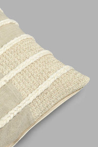Redtag-Beige-Hand-Capped-Embroidery-Cushion-BED-PHANTASMAGORIA-3,-Colour:Beige,-Filter:Home-Bedroom,-HMW-BED-Cushions,-New-In,-New-In-HMW-BED,-Non-Sale,-S22A,-Section:Homewares-Home-Bedroom-