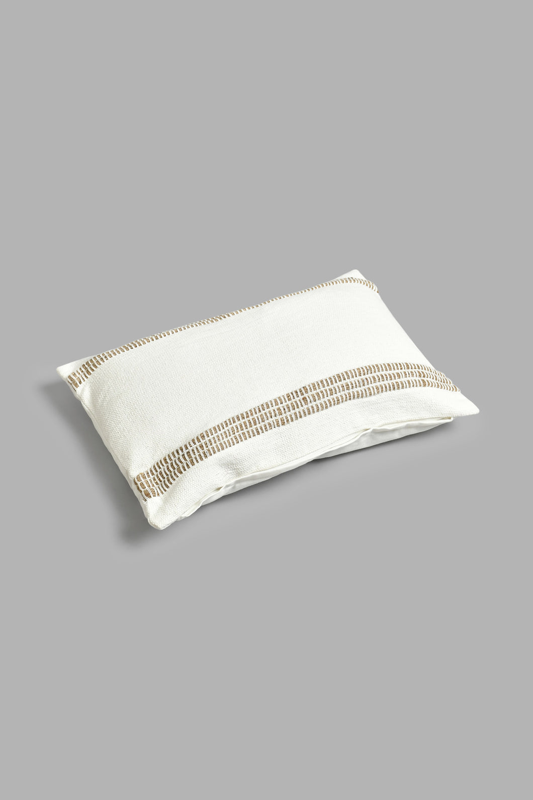 Redtag-Off-White-Rope-Stripe-Embroidery-Cushion-Cushions-Home-Bedroom-