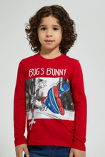 Load image into Gallery viewer, Redtag-Red-Buggs-Bunny-Character-T-Shirt-Character-Boys-2 to 8 Years
