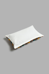 Redtag-Multicolour-Hand-Capped-Embroidery-Cushion-BED-PHANTASMAGORIA-1,-Colour:Multicolour,-Filter:Home-Bedroom,-HMW-BED-Cushions,-New-In,-New-In-HMW-BED,-Non-Sale,-S22A,-Section:Homewares-Home-Bedroom-