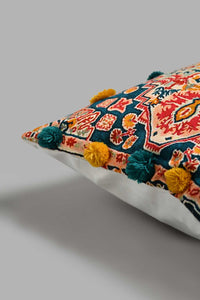 Redtag-Multicolour-Hand-Capped-Embroidery-Cushion-BED-PHANTASMAGORIA-1,-Colour:Multicolour,-Filter:Home-Bedroom,-HMW-BED-Cushions,-New-In,-New-In-HMW-BED,-Non-Sale,-S22A,-Section:Homewares-Home-Bedroom-