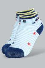 Load image into Gallery viewer, Redtag-4-Pcs-Assorted-Car-Ankle-Length-Socks-Ankle-Length-Infant-Boys-3 to 24 Months
