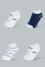 Load image into Gallery viewer, Redtag-4-Pcs-Assorted-Car-Full-Length-Socks-Ankle-Length-Infant-Boys-3 to 24 Months
