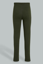 Load image into Gallery viewer, Redtag-Olive-Basic-Legging-Leggings-Senior-Girls-9 to 14 Years
