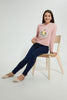 Redtag-Pink-Photographic-Highneck-Brushed-Sweatshirt-Sweatshirts-Senior-Girls-9 to 14 Years