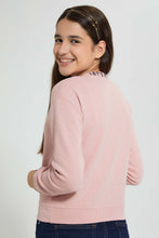 Load image into Gallery viewer, Redtag-Pink-Photographic-Highneck-Brushed-Sweatshirt-Sweatshirts-Senior-Girls-9 to 14 Years
